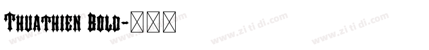 Thuathien Bold字体转换 Thuathien Bold字体转换